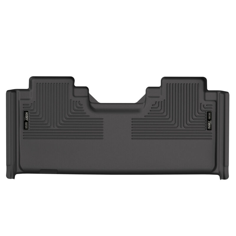 Ford F-150 Floor Mats - Rear - Husky Liners - WeatherBeater - Black - `15-`23